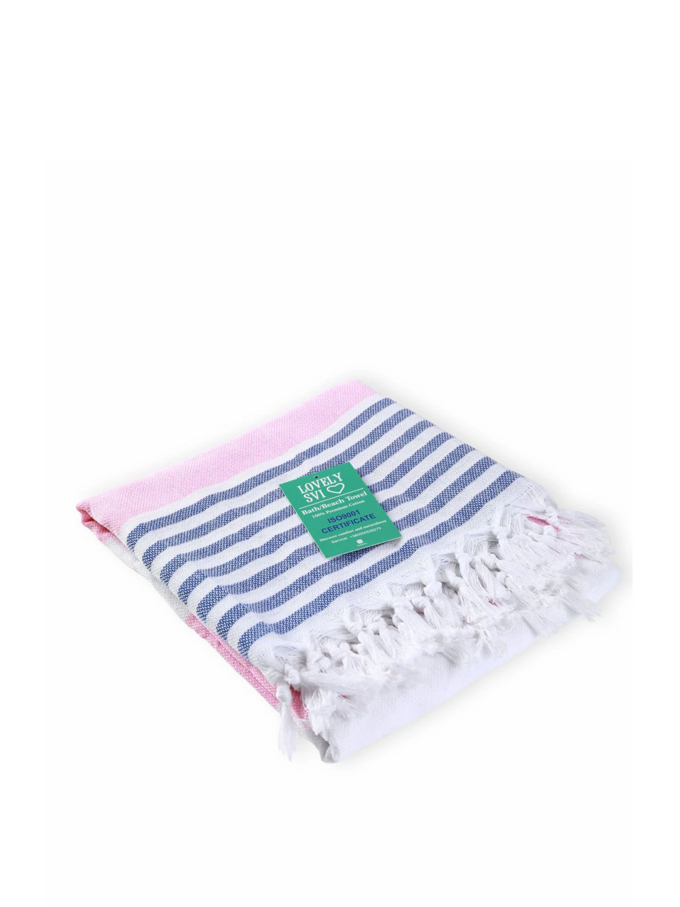 Полотенце пештемаль хлопковое для ванной, отелей, SPA, саун, бани - XХL Pink/Blue Stripes Lovely Svi модель 7032025 Полотенце пештемаль хлопковое для ванной, отелей, SPA, саун, бани - XХL Pink/Blue Stripes Lovely Svi модель 7032025 Фото