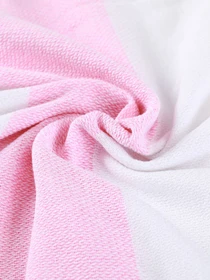 Полотенце пештемаль хлопковое для ванной, отелей, SPA, саун, бани - XХL Pink/Blue Stripes Lovely Svi модель 7032025 Фото