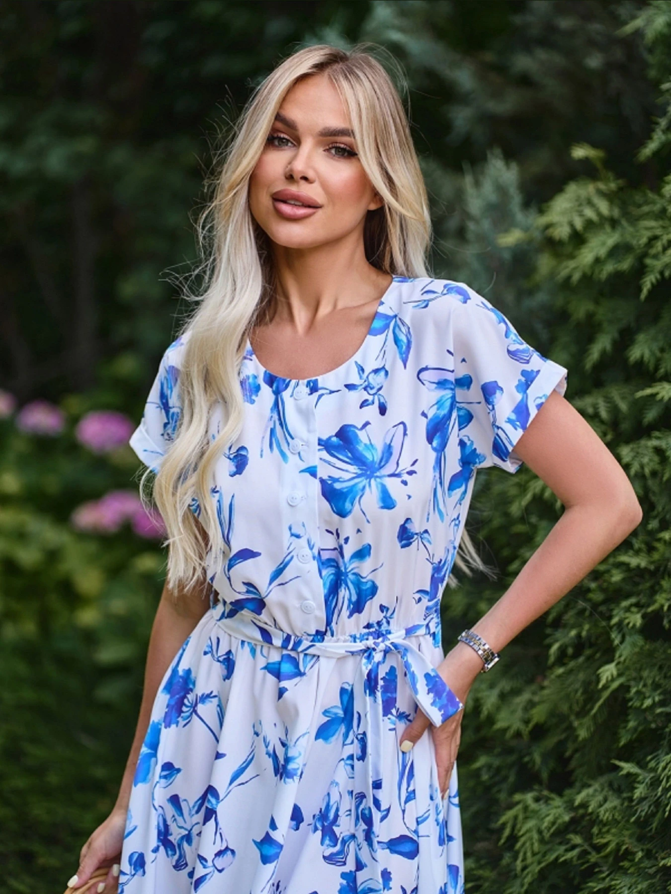 Платья ISSA Plus модель SA-640_белый Платья ISSA Plus модель SA-640_белый Фото