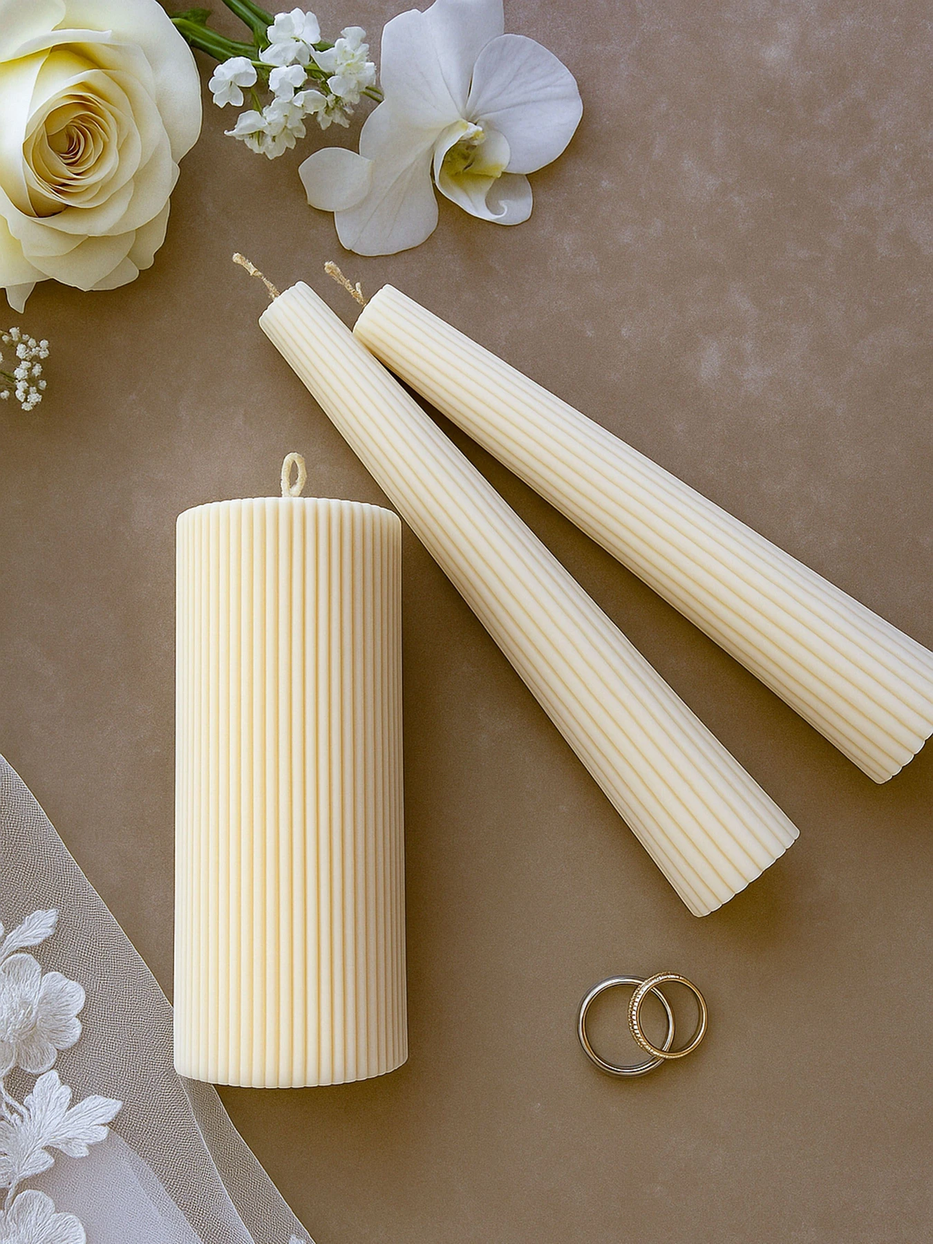 Набір сімейне вогнище «Сила єднання», з натурального соєвого воску Candle Design модель 200.0105 Набір сімейне вогнище «Сила єднання», з натурального соєвого воску Candle Design модель 200.0105 Фото