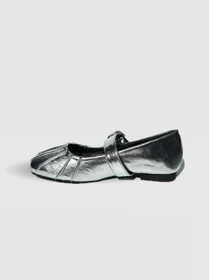 Туфли и лоферы EVIE модель Silver - 8550 Фото