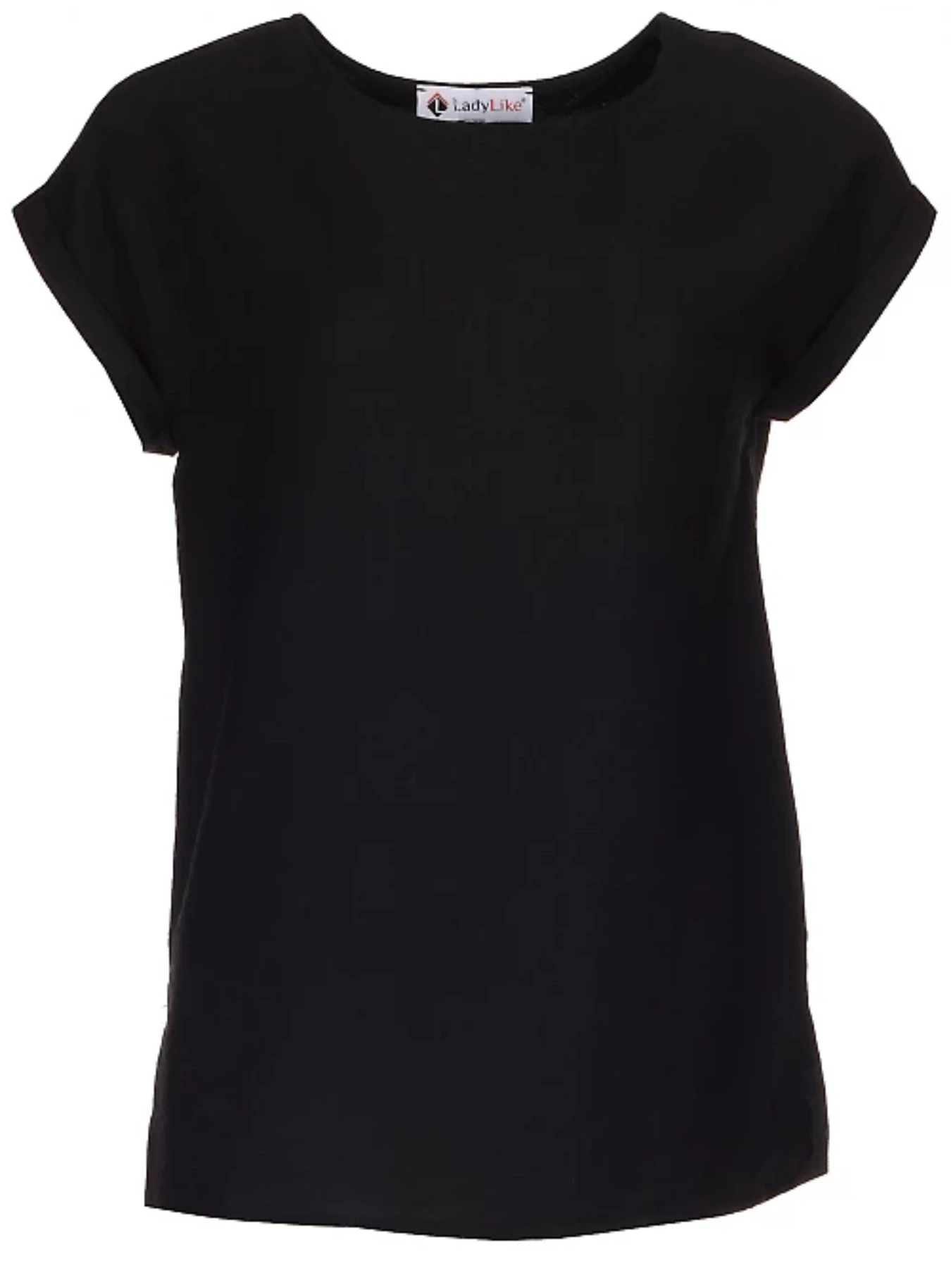 Рубашки LadyLike модель ll142850090-chornij Рубашки LadyLike модель ll142850090-chornij Фото