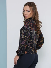Рубашки MarSe модель marse-bluza-1824-temno-sinij Фото