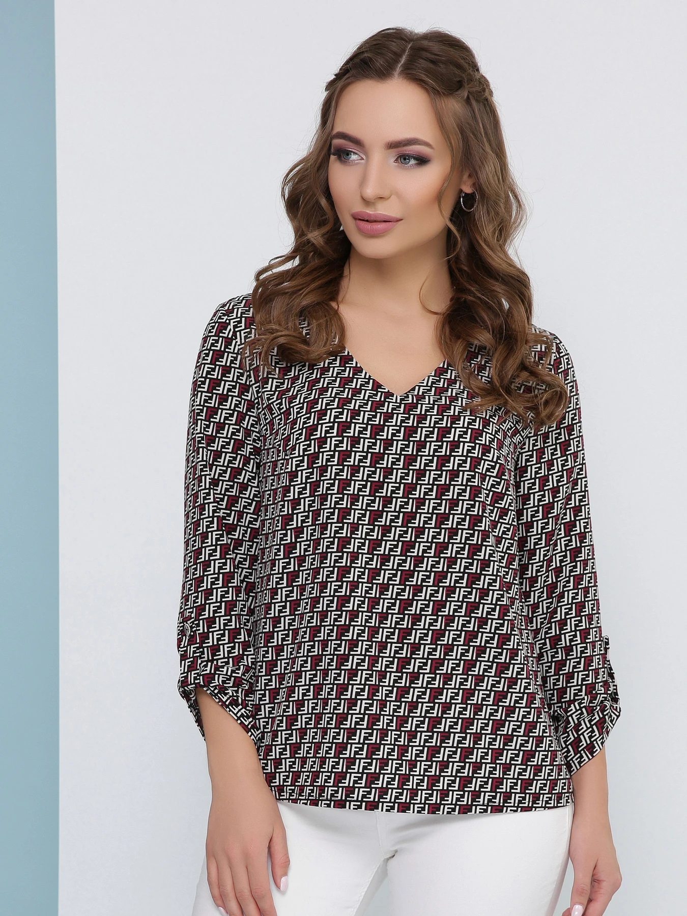 Рубашки MarSe модель marse-bluza-1819-bordovj Фото