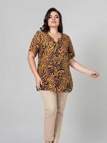 Сорочки All Posa модель ap101968p-leopard Фото