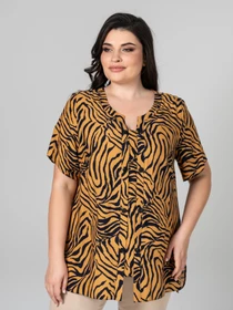Сорочки All Posa модель ap101968p-leopard Фото
