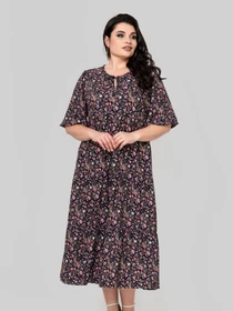 Сукні All Posa модель ap102345p-temno-sinj Фото
