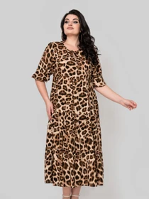 Платья All Posa модель ap102345p-leopard Фото
