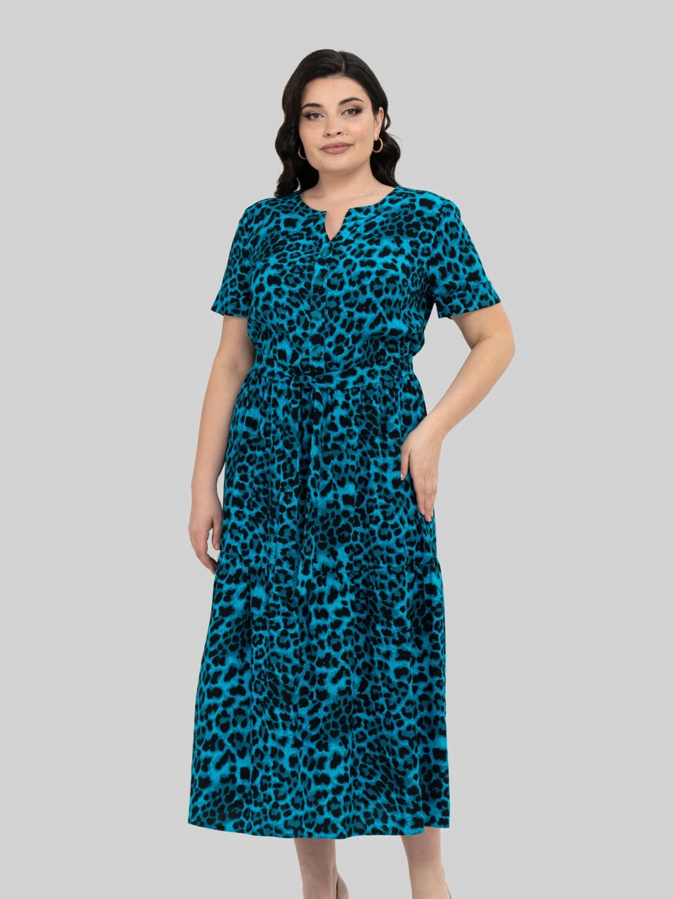 Сукні All Posa модель ap101949p-leopard Фото