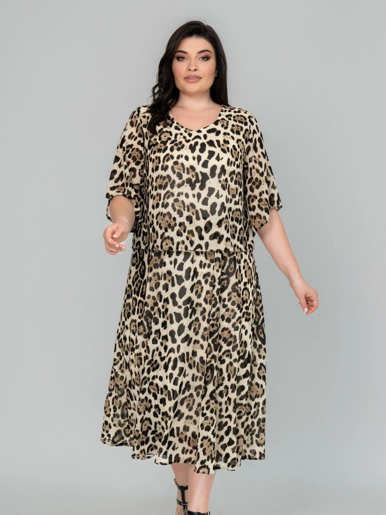 Платья All Posa модель ap101866p-leopard Фото