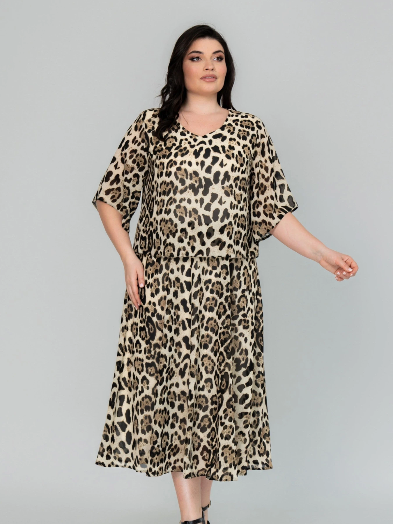Платья All Posa модель ap101866p-leopard Фото