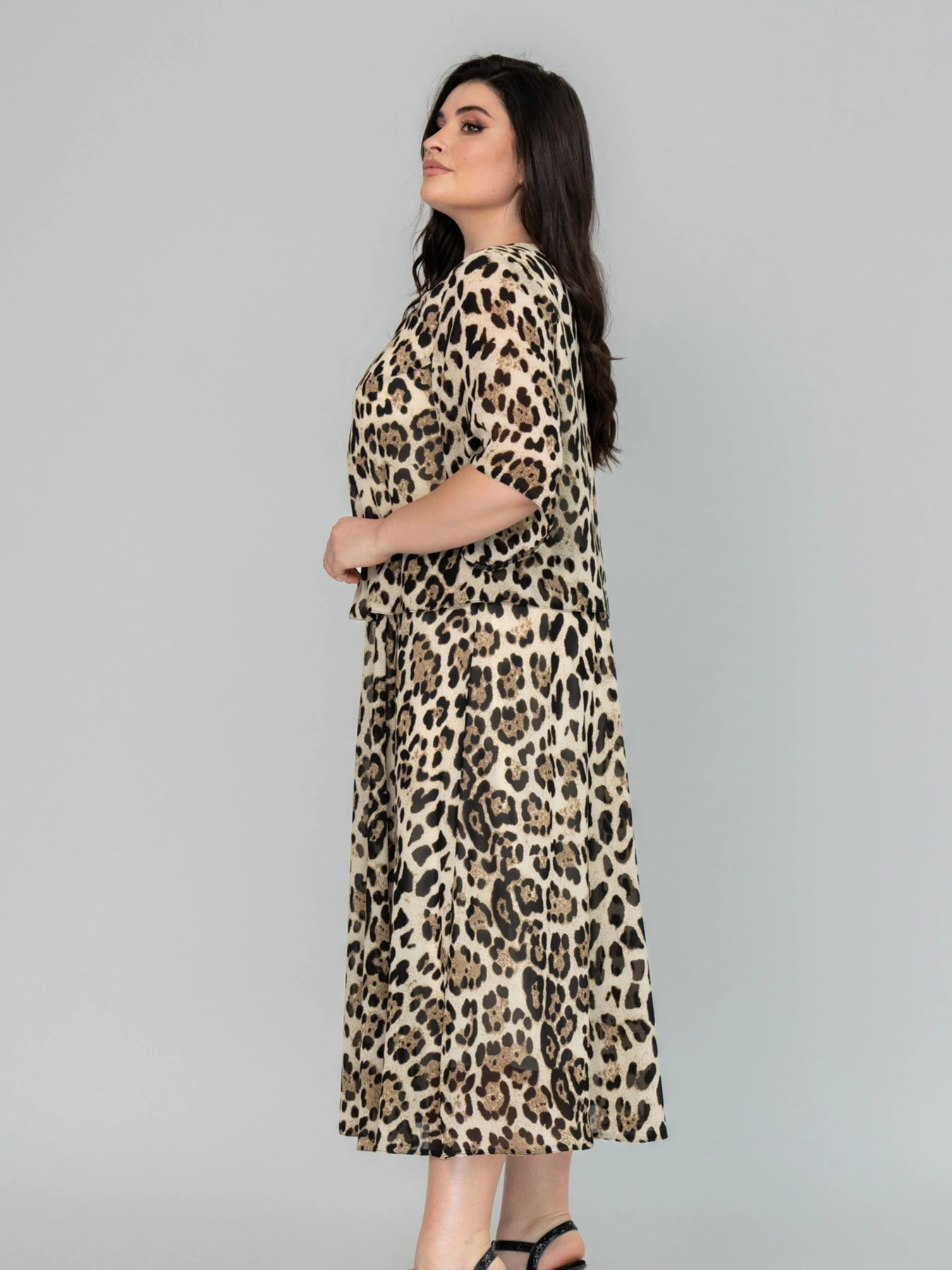 Платья All Posa модель ap101866p-leopard Фото