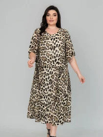 Платья All Posa модель ap101866p-leopard Фото