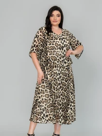 Платья All Posa модель ap101866p-leopard Фото