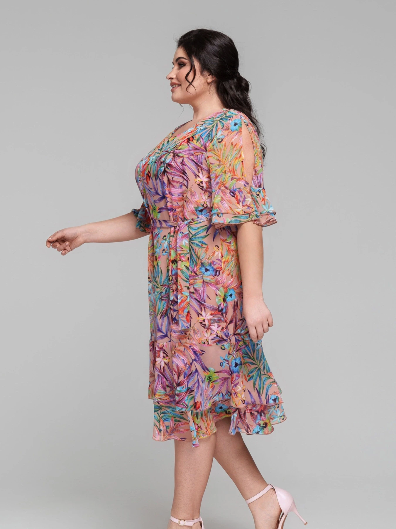 Сукні All Posa модель ap101842p-persik Фото