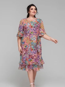 Сукні All Posa модель ap101842p-persik Фото