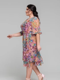 Сукні All Posa модель ap101842p-persik Фото