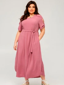 Платья All Posa модель ap101495p-dimchasta-troqnda Фото