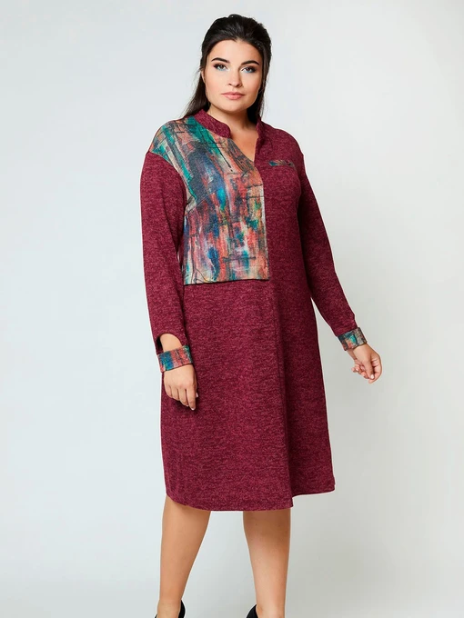Сукні All Posa модель ap100943p-bordo Фото