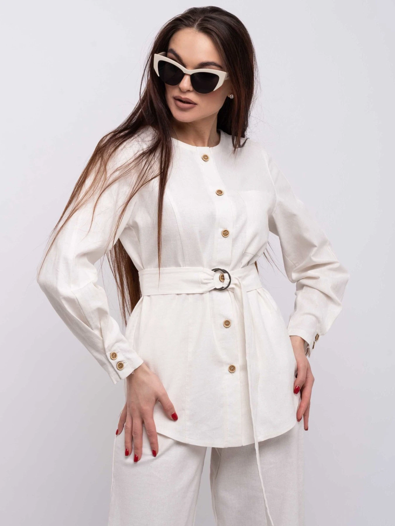 Рубашки RiMari модель 0120-moloko Рубашки RiMari модель 0120-moloko Фото