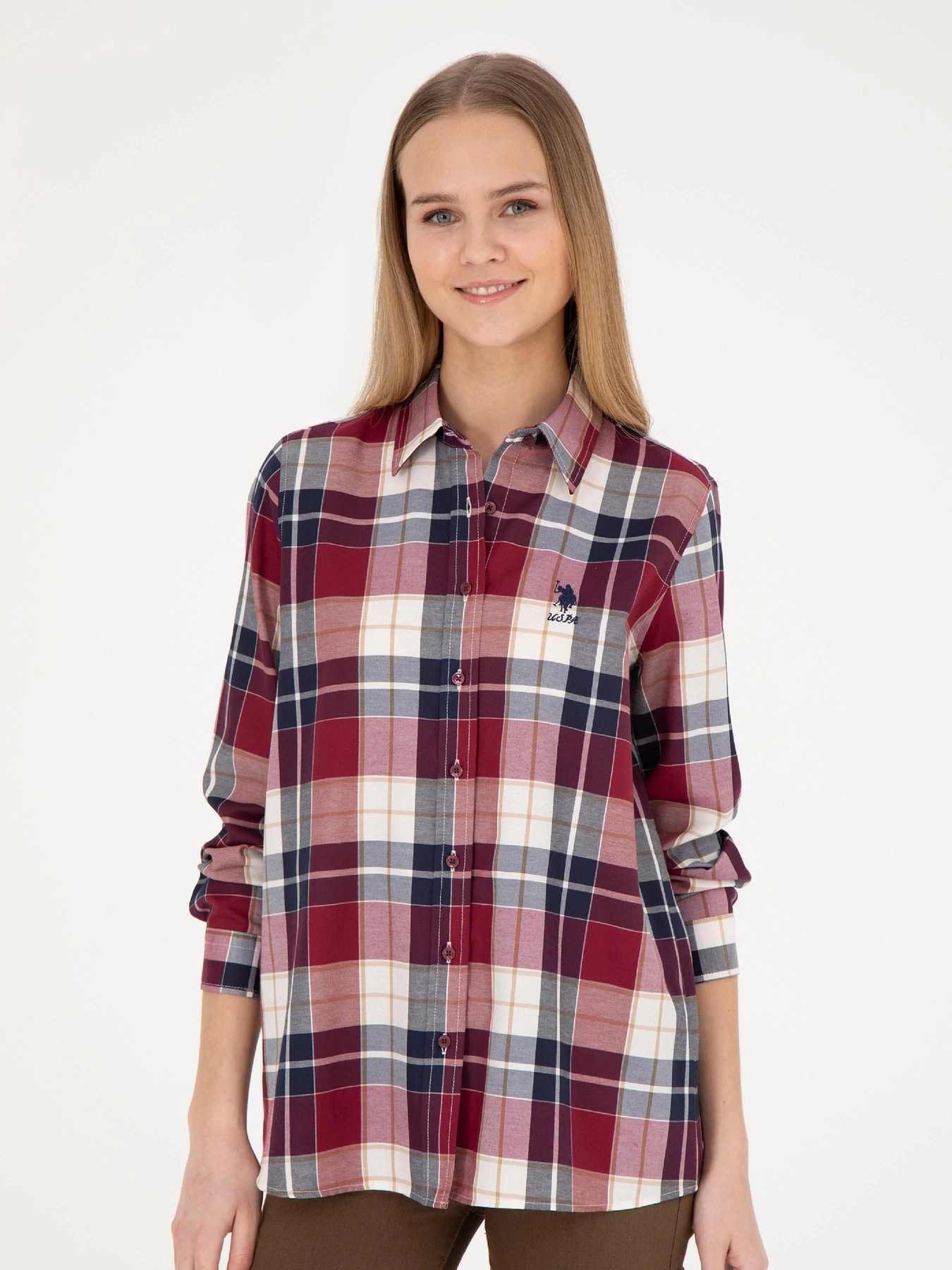 Рубашки US Polo модель G082SZ004.000.1758062.VR014 Фото