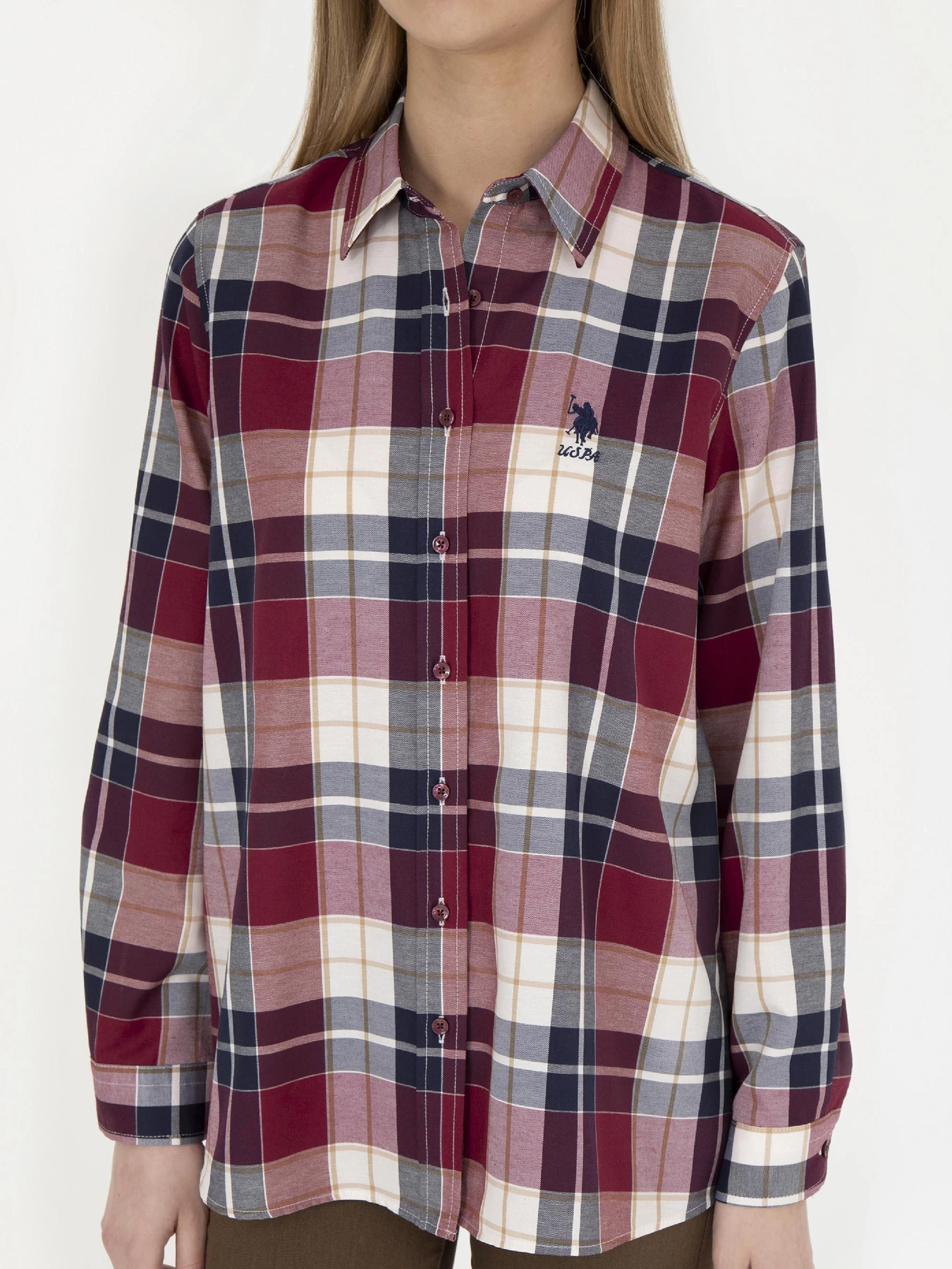 Рубашки US Polo модель G082SZ004.000.1758062.VR014 Фото