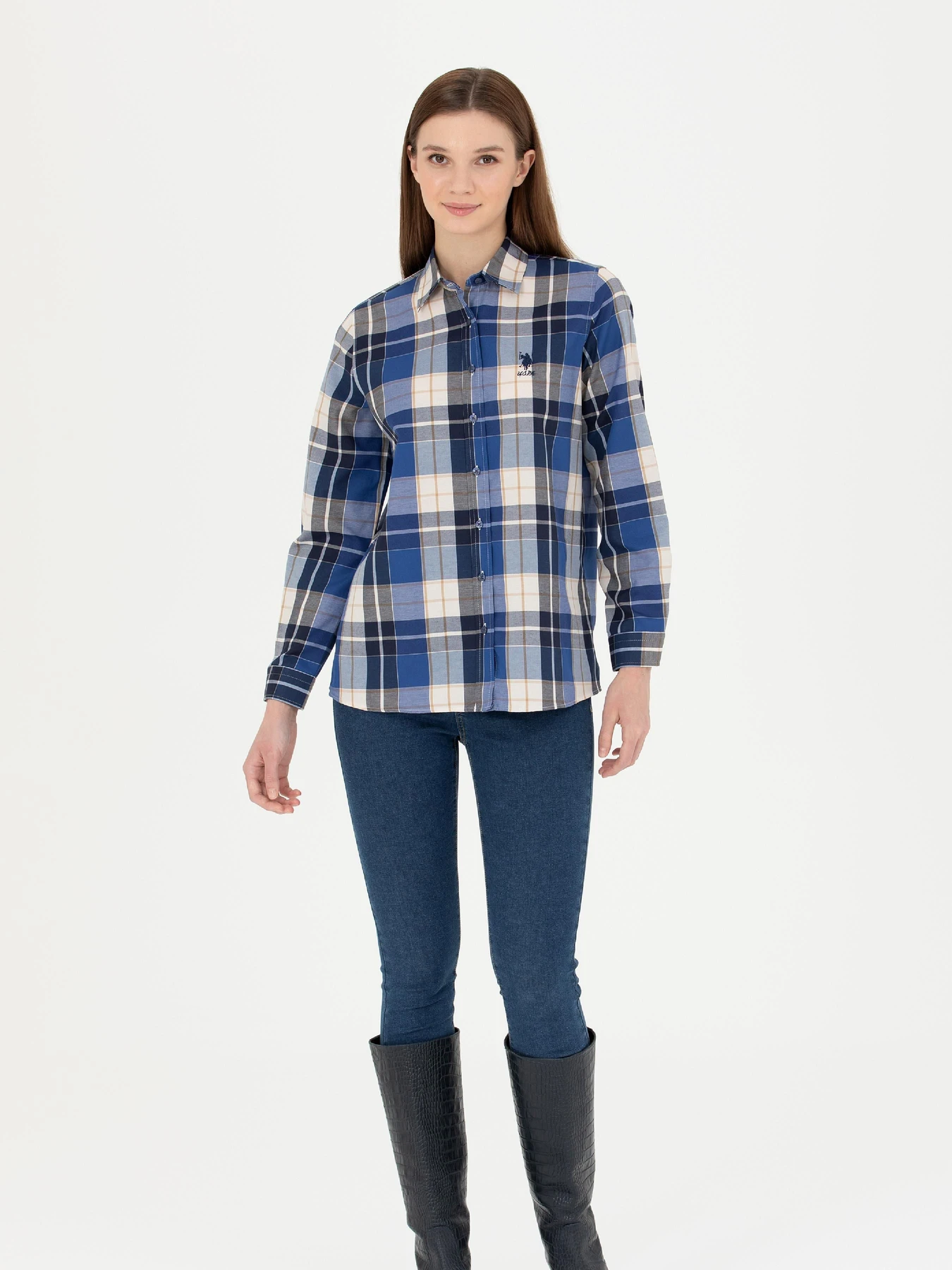 Рубашки US Polo модель G082SZ004.000.1758062.VR033 Фото