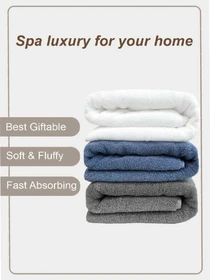Полотенце Махровое (Хлопок) для ванной, отелей, SPA, саун, басейна XL - Белый Lovely Svi модель 320124 Фото