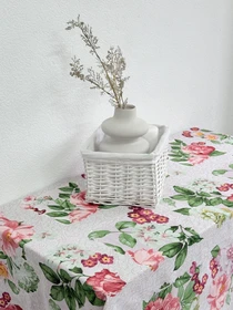 Скатерть хлопковая с первыми весенними цветами Ecotton модель 23553 Фото
