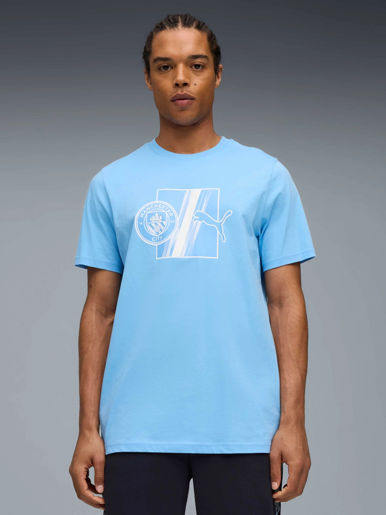 Футболки і поло PUMA Mcfc Ftblculture Tee модель 782671 Футболки і поло PUMA Mcfc Ftblculture Tee модель 782671 Фото