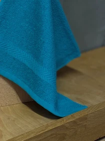 Комплект махровых салфеток для рук 3 шт. Turquoise Ecotton модель 25224 Фото