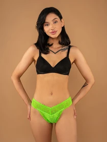 Нижнее белье Brabrabra Мереживки модель SLZ27802005_green.black Фото