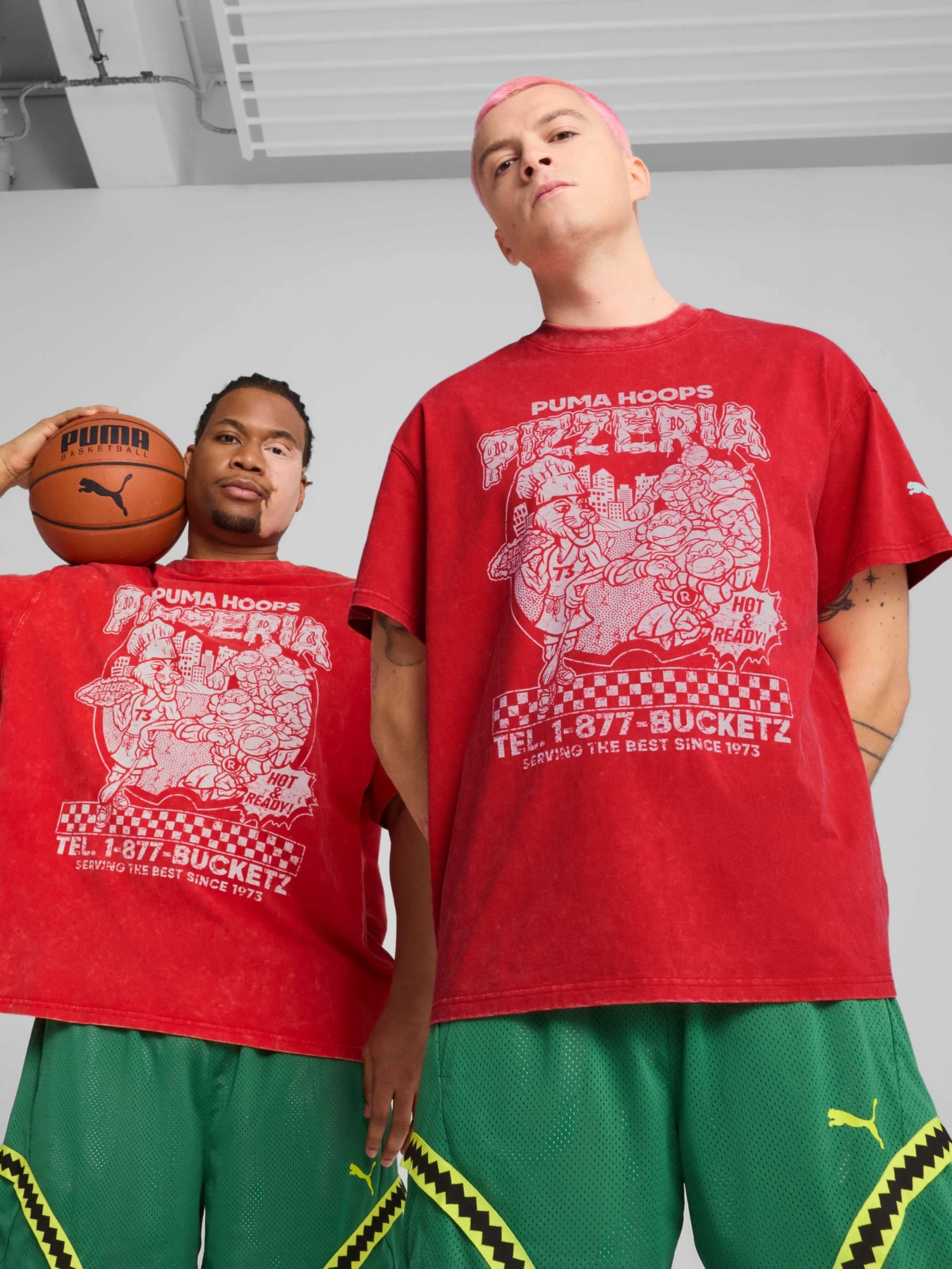 Футболки и поло PUMA Hoops x Tmnt Tee I модель 630928 Футболки и поло PUMA Hoops x Tmnt Tee I модель 630928 Фото