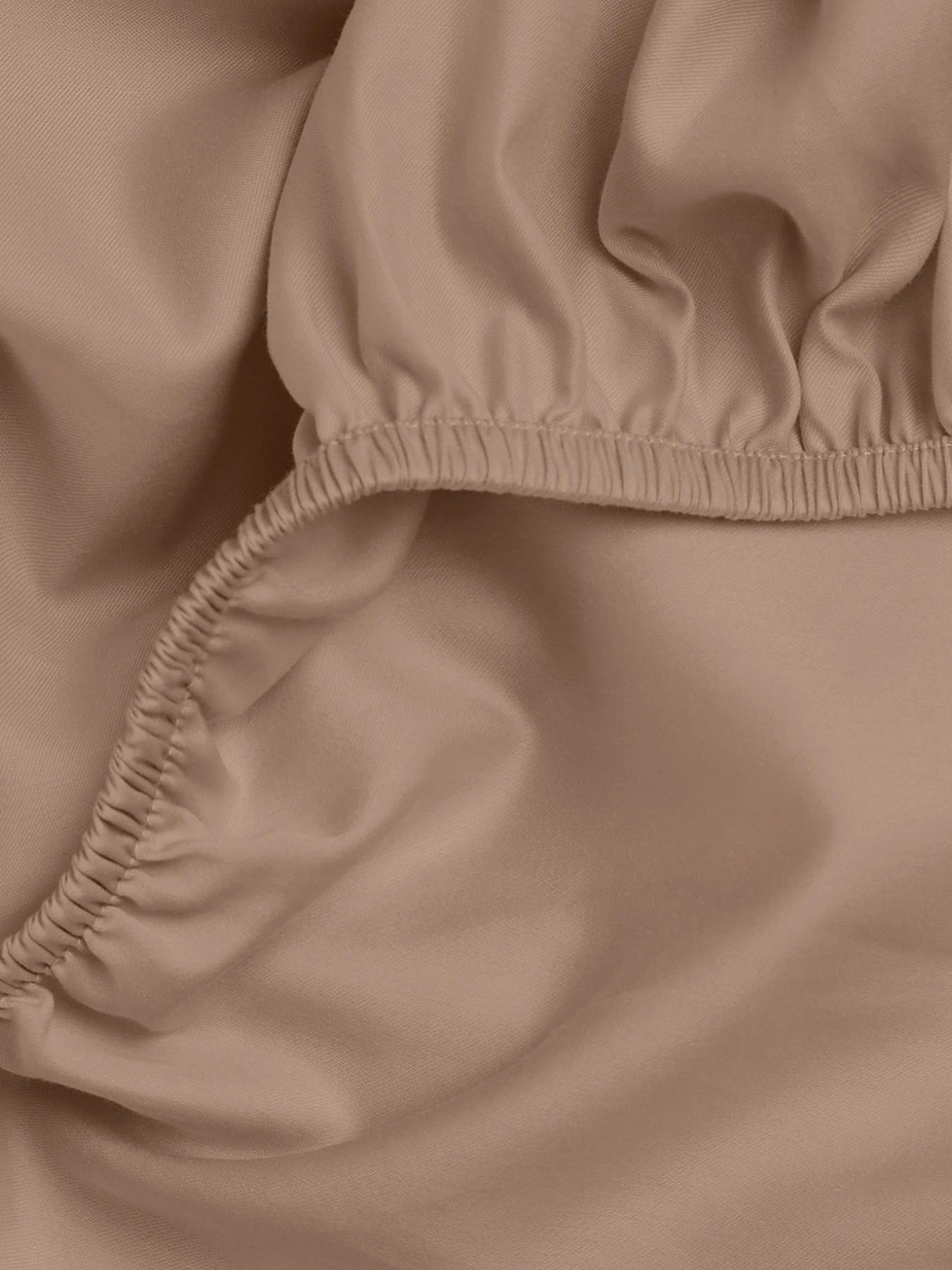 Простынь на резинке сатин SAND Cosas модель 27Satin_Sand_60x120x12 Фото