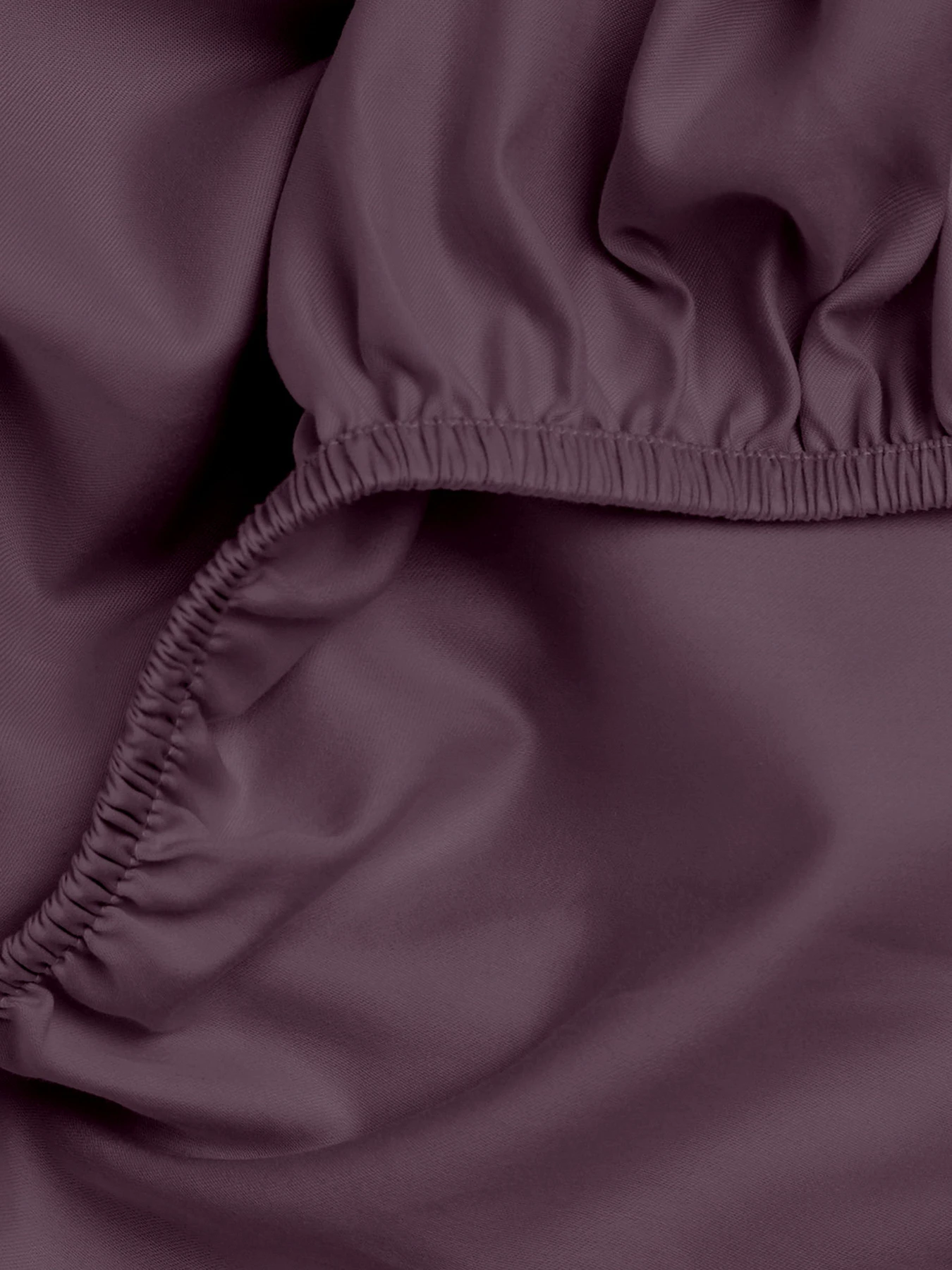 Простынь на резинке сатин PLUM Cosas модель 32Satin_Plum_60x120x12 Фото