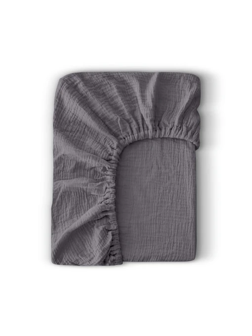 Простынь на резинке муслин SHADOW Cosas модель 38MuslinFourLayer_Shadow_60x120x12 Фото