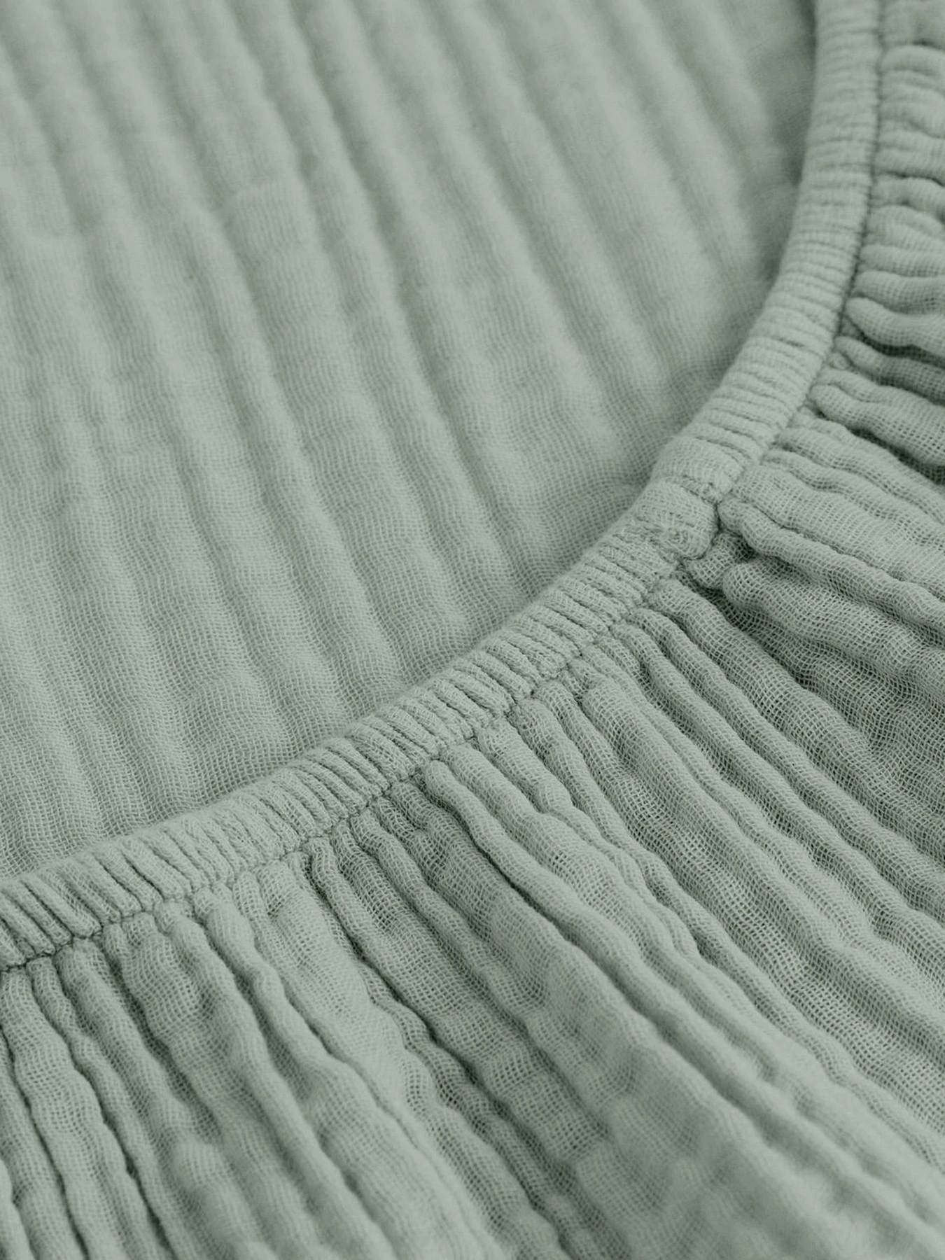 Простирадло на резинці муслін MEDITATIVE Cosas модель 39MuslinFourLayer_Meditative_60x120x12 Простирадло на резинці муслін MEDITATIVE Cosas модель 39MuslinFourLayer_Meditative_60x120x12 Фото