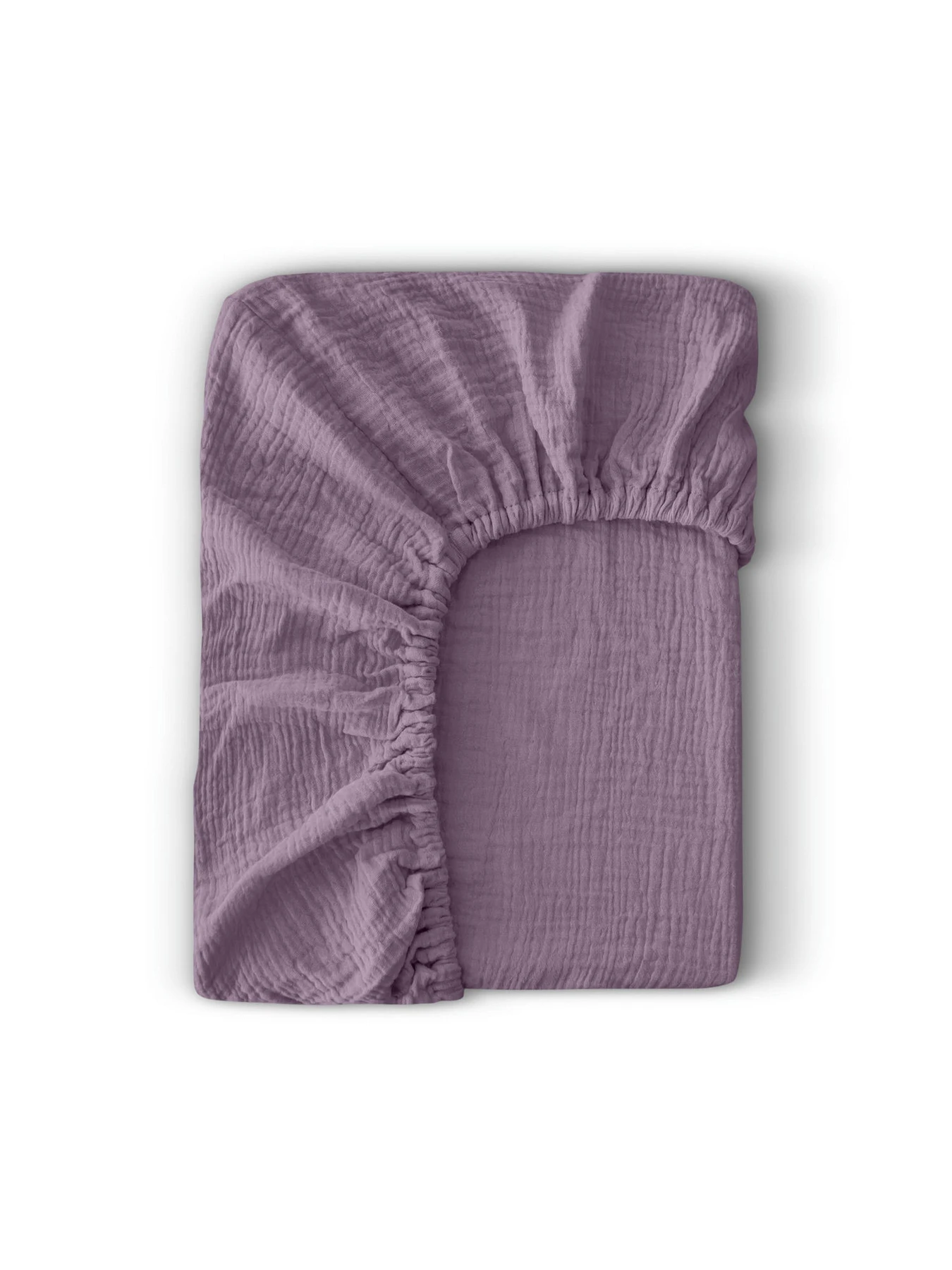 Простирадло на резинці муслін LAVANDER Cosas модель 42MuslinFourLayer_Lavander_60x120x12 Простирадло на резинці муслін LAVANDER Cosas модель 42MuslinFourLayer_Lavander_60x120x12 Фото