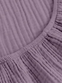 Простирадло на резинці муслін LAVANDER Cosas модель 42MuslinFourLayer_Lavander_60x120x12 Фото