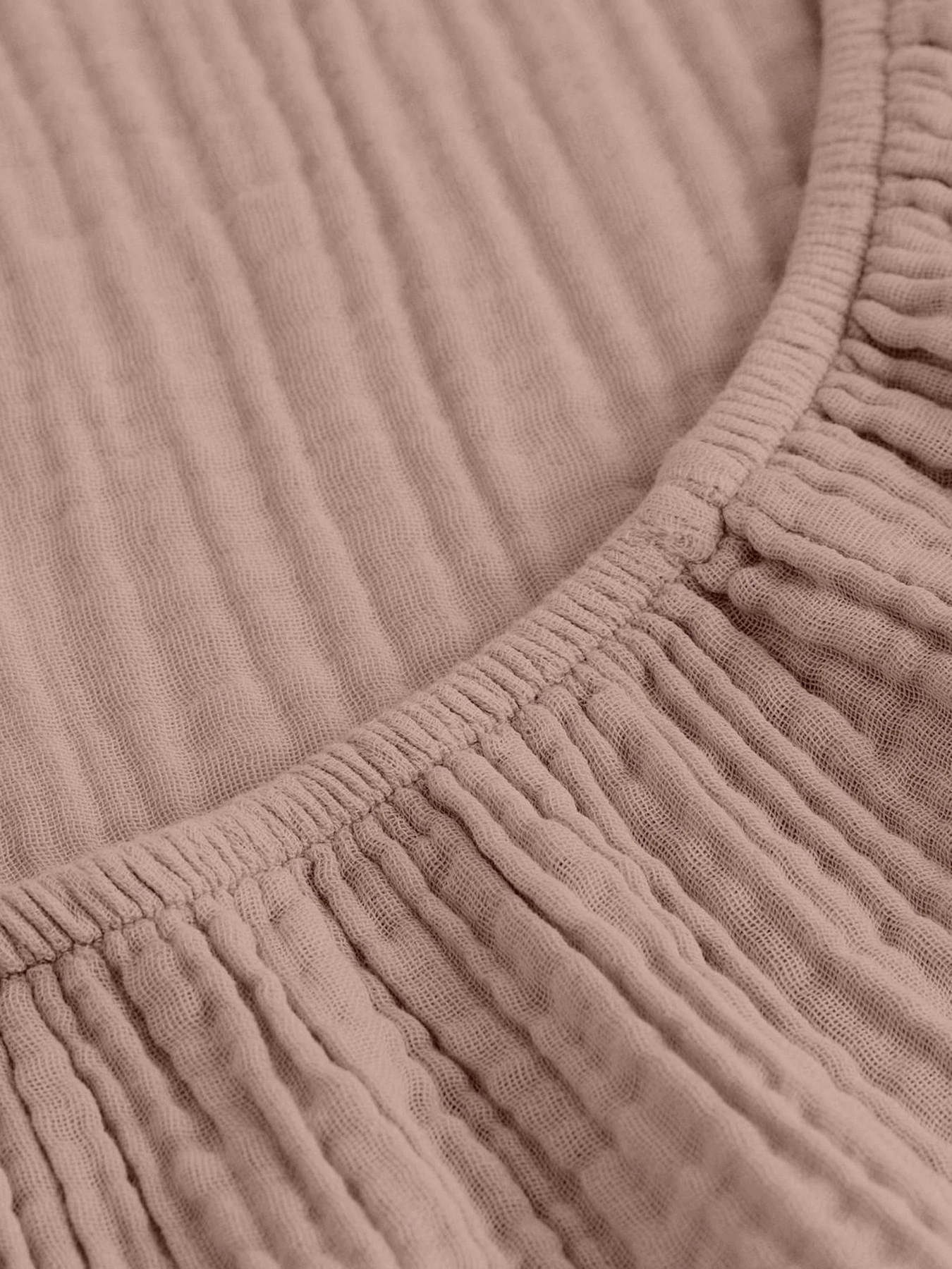 Простынь на резинке муслин RUM Cosas модель 45MuslinFourLayer_Rum_60x120x12 Простынь на резинке муслин RUM Cosas модель 45MuslinFourLayer_Rum_60x120x12 Фото