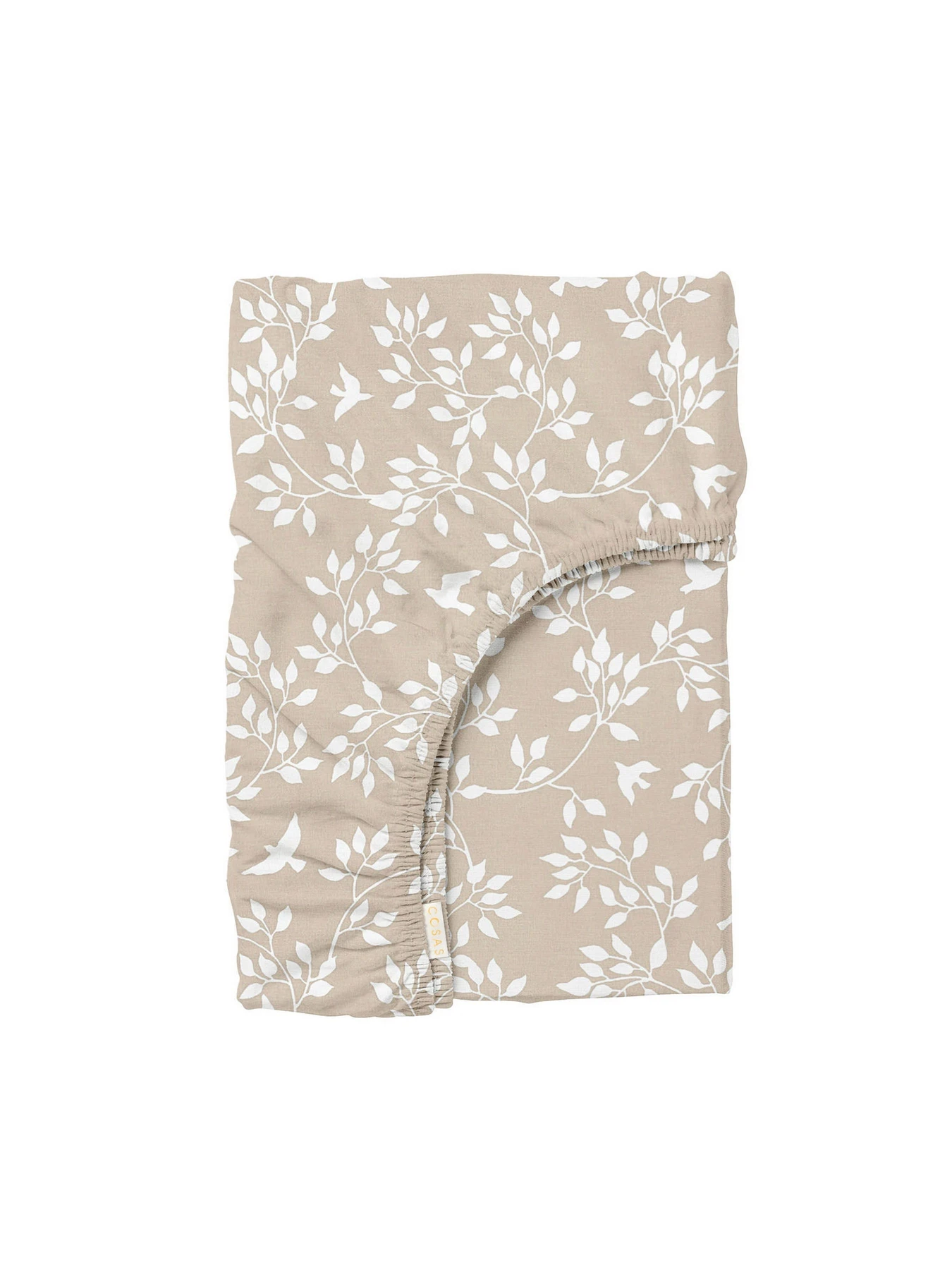 Простынь на резинке ранфорс FLORET Cosas модель BirdsFoliageBeige_120 Простынь на резинке ранфорс FLORET Cosas модель BirdsFoliageBeige_120 Фото