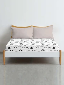 Простынь на резинке ранфорс MUSTACHE Cosas модель ChaplinFashion_120 Фото