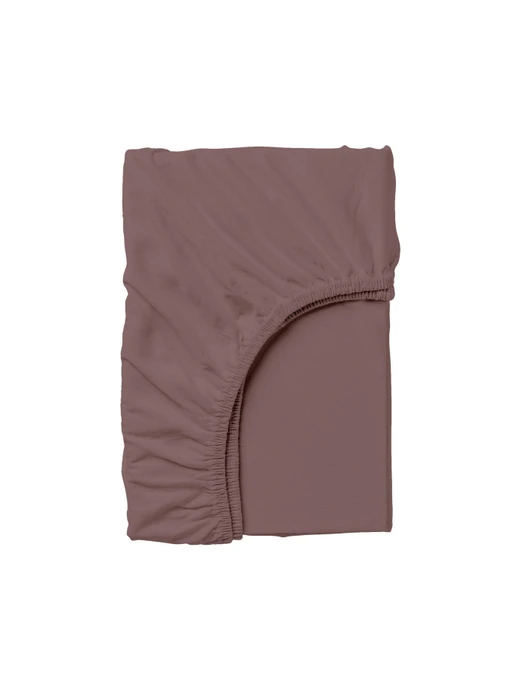 Простынь на резинке ранфорс MOUSSE Cosas модель Chocolate100_120x200x20 Фото