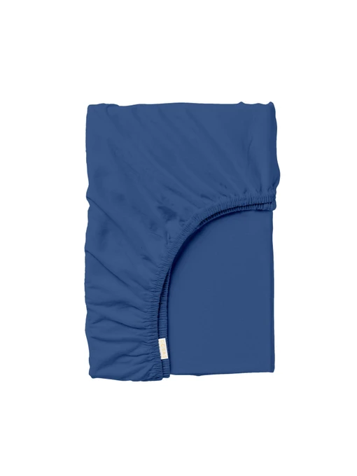 Простынь на резинке ранфорс DENIM Cosas модель Denim81_100x200x20 Фото
