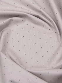 Простынь на резинке ранфорс MINI DOTS Cosas модель DotsGreyBeige_120 Фото