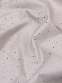 Простынь на резинке ранфорс MINI DOTS Cosas модель DotsGreyBeige_120 Фото