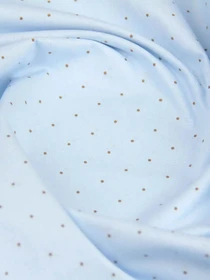 Простирадло на резинці ранфорс MINI DOTS Cosas модель DotsGreyLightBlue_120 Фото