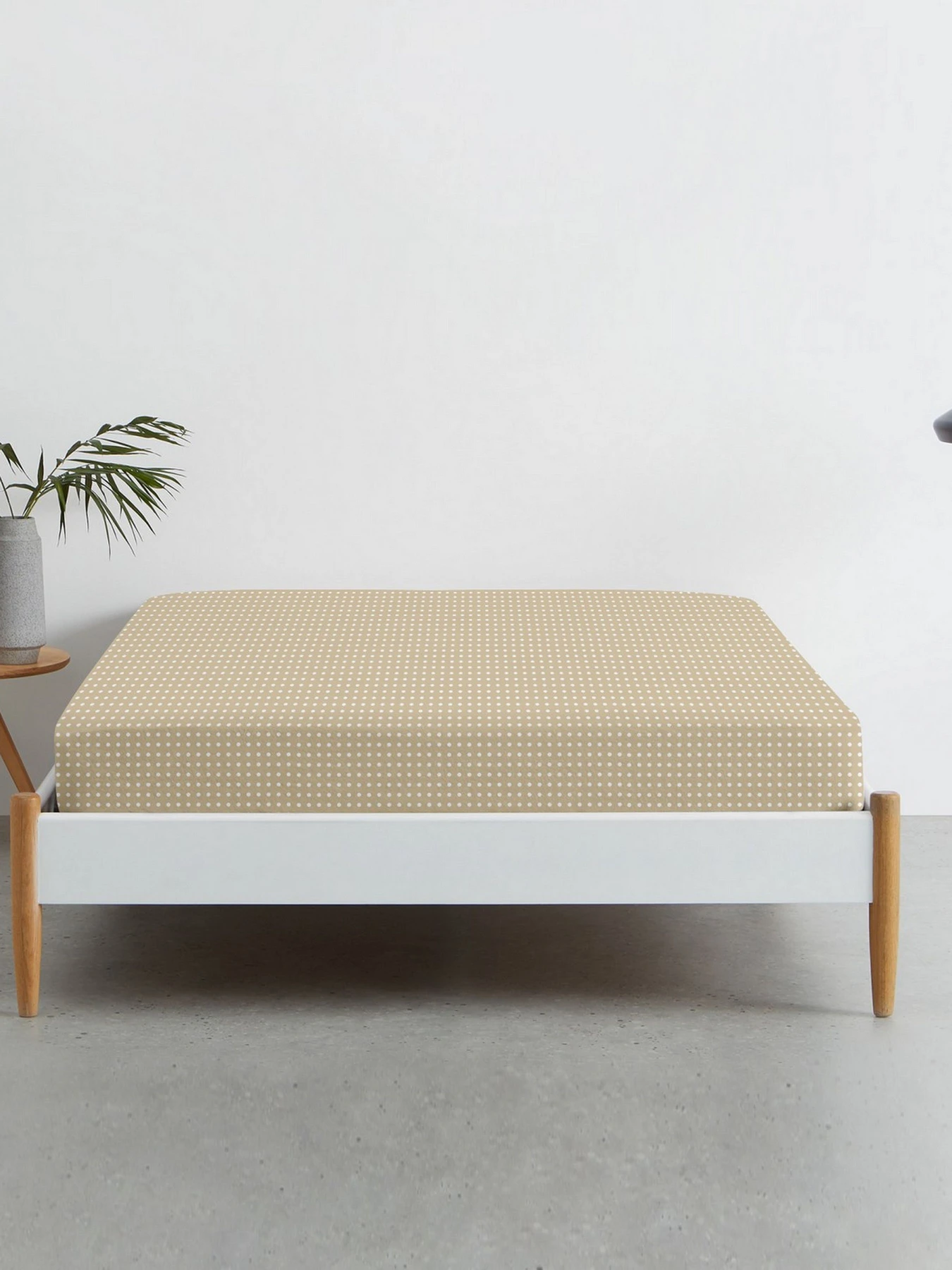 Простынь на резинке ранфорс BEIGE DOTS Cosas модель DropBeige_70x140x12 Простынь на резинке ранфорс BEIGE DOTS Cosas модель DropBeige_70x140x12 Фото