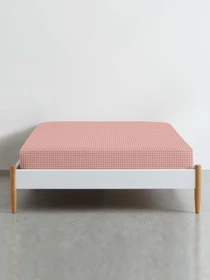 Простирадло на резинці ранфорс COPPER DOTS Cosas модель DropBrick-4008_120 Фото