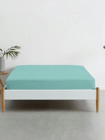 Простынь на резинке ранфорс MINI DOTS Cosas модель DropMint_100x200x20 Фото